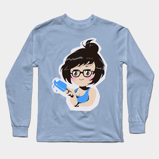 Mei - Spray Long Sleeve T-Shirt by galacticshirts